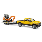 Bruder 02546 Ram Rental Service with Mini Excavator