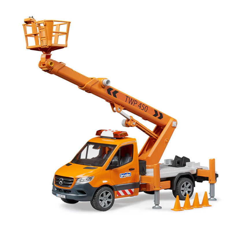 Bruder 02679 Mercedes-Benz Sprinter Work Platform with Light & Sound Module