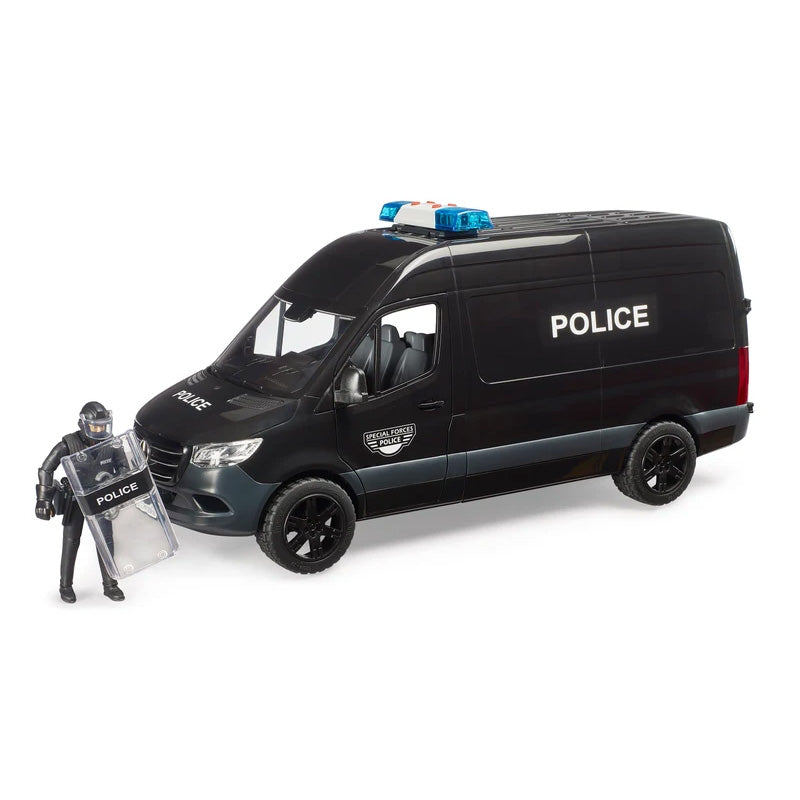 Bruder 02685 Mercedes-Benz Sprinter Police Special Forces with Police Figure