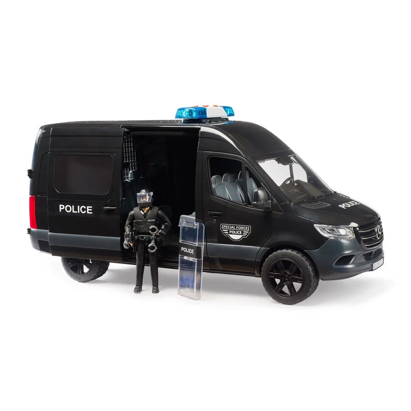 Bruder 02685 Mercedes-Benz Sprinter Police Special Forces with Police Figure