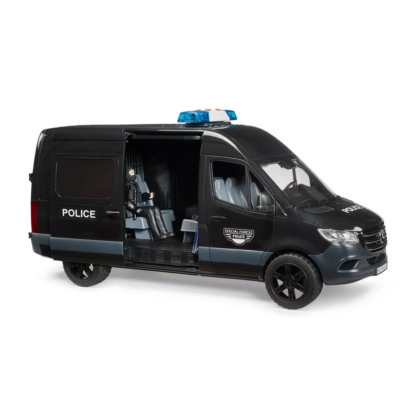 Bruder 02685 Mercedes-Benz Sprinter Police Special Forces with Police Figure