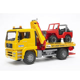 Bruder 02750 MAN TGA Breakdown Truck w/ Cross Country Vehicle