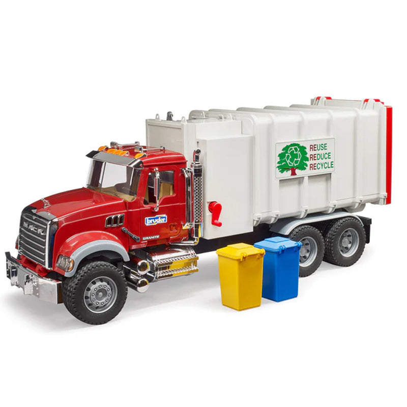 Bruder 02811 Mack Granite Side Loading Garbage Truck