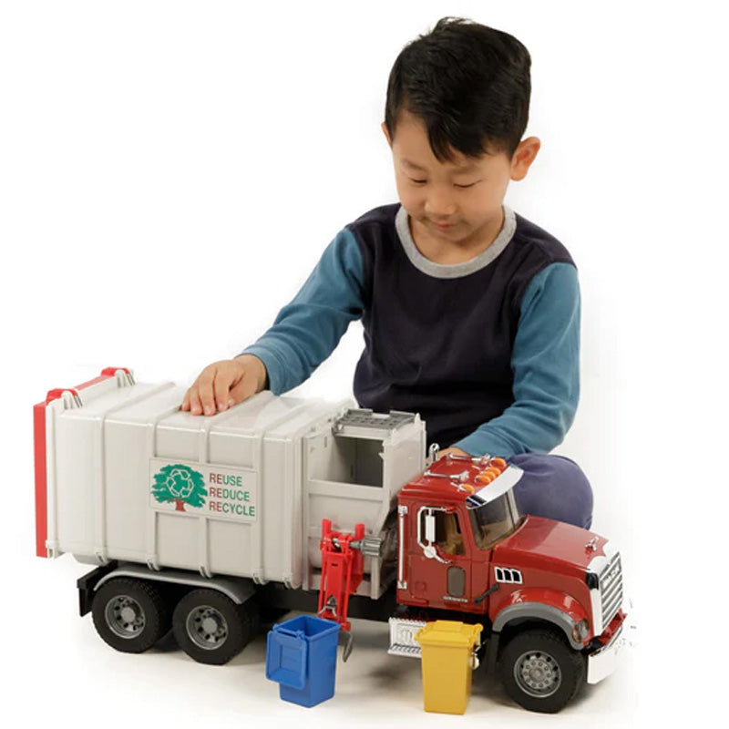 Bruder 02811 Mack Granite Side Loading Garbage Truck