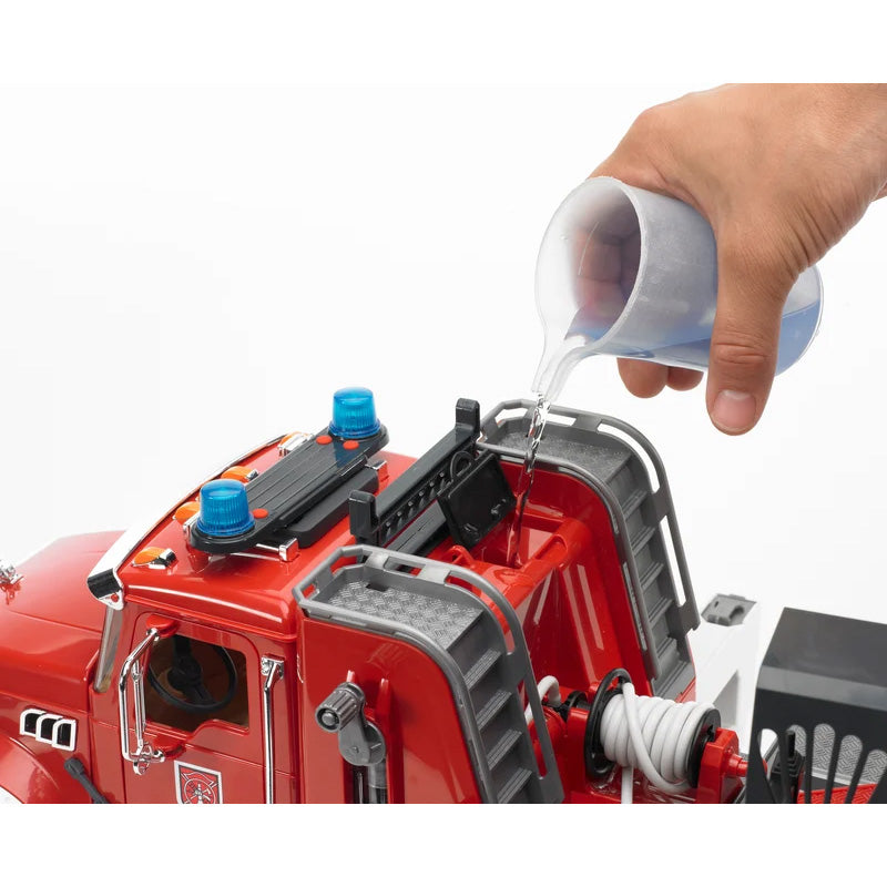 Bruder 02821 Mack Granite Fire Engine with Ladder, Pump, Light & Sound Module