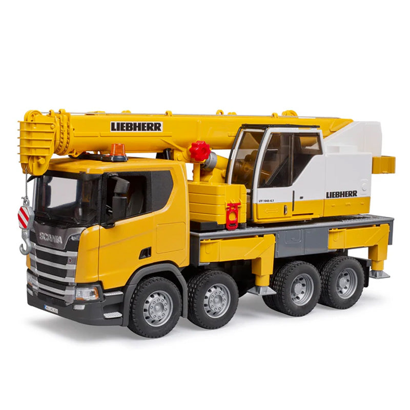 Bruder 03571 Scania Super 560R Liebherr Crane Truck with Light and Sound Module