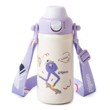 Pigeon Stainless Thermo Dual Drinking Spouts Straw Cup 500ml - Purple