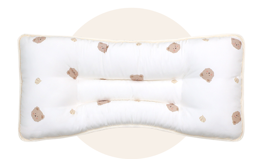Bebenuvo 3D Mesh Wide Pillow-Ggong Bear