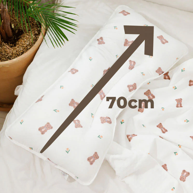 Bebenuvo 3D Mesh Wide Pillow-Ggong Bear