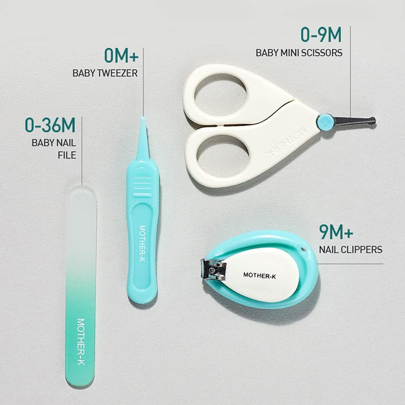 US 4-in-1 Baby Fineborn Grooming Kit Nail Clippers Scissor Nail File  Tweezer Set | eBay