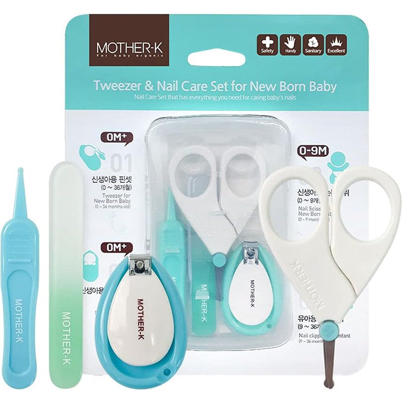 Mother-K 4in1 Tweezer & Nail Care Set For Baby – Bebeang Baby
