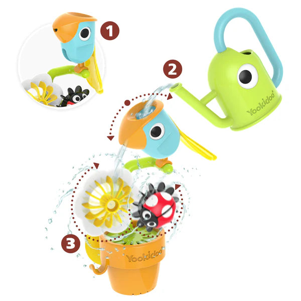 Yookidoo Pour 'N' Spin Tipping Bird For 18+ months