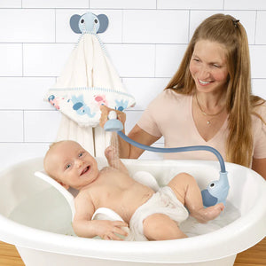 Yookidoo Elephant Baby Shower Bath Set For 0-24 Months