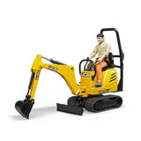 Bruder 62002 JCB Micro Excavator 8010 CTS w/ Worker