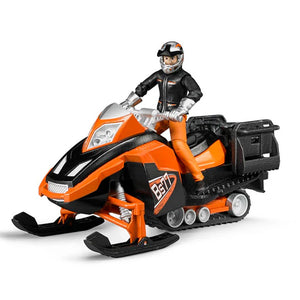 Bruder 63101 Snowmobile with Driver and Equipment