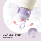Pigeon Stainless Thermo Dual Drinking Spouts Straw Cup 500ml - Purple