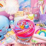 Kawaii Slime A'lotl Friends Butter Slime