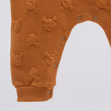 Akkomi Camel  Korean Baby Overall and T-Shirt Set