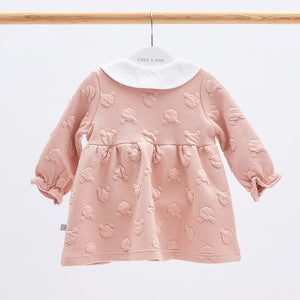 Akkomi Pink Korean Toddler Dress
