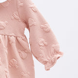 Akkomi Pink Korean Toddler Dress