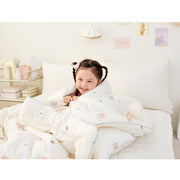 Bebenuvo Modal Cotton Baby All-Season Bedding 3pc Set (Blanket + Pillow + Pad)-Berry Chu