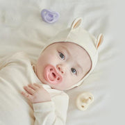 Moyuum All Silicon Macaroon Pacifiers With Case