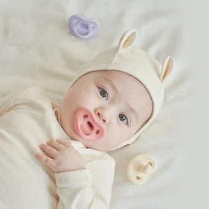 Moyuum All Silicon Macaroon Pacifiers With Case