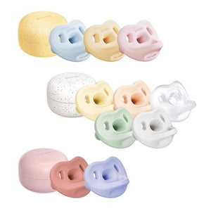 Moyuum All Silicon Macaroon Pacifiers With Case