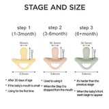 Moyuum All Silicon Macaroon Pacifiers With Case