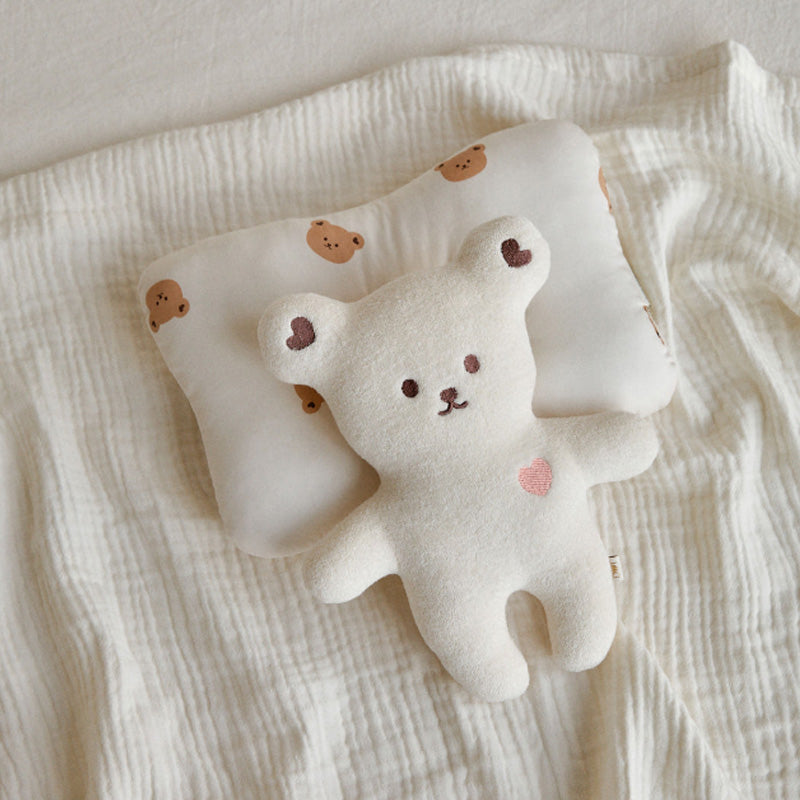 Animal Friends All-Season Baby Head Shaping Pillow for Newborns