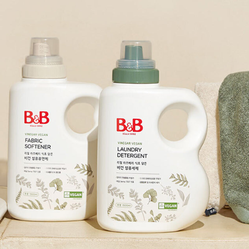 B&B Vegan Baby Laundry Detergent Bottle 1500ml