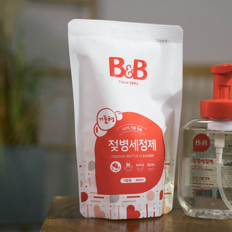 B&B Feeding Bottle Cleanser (Bubble Type) Refill 400ml