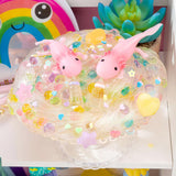 Kawaii Slime Baby Axolotl Clear Slime