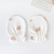 BABY & I Newborn Baby Gloves Infant No Scratch Infant Soft Gloves Baby Mittens for 0-6 Months-Mong