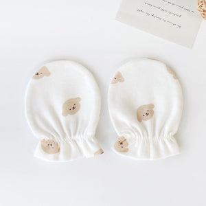 BABY & I Newborn Baby Gloves Infant No Scratch Infant Soft Gloves Baby Mittens for 0-6 Months-Mong