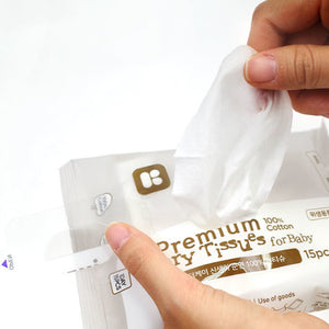 Mother-K Premium Dry Tissue For Baby 40pcs