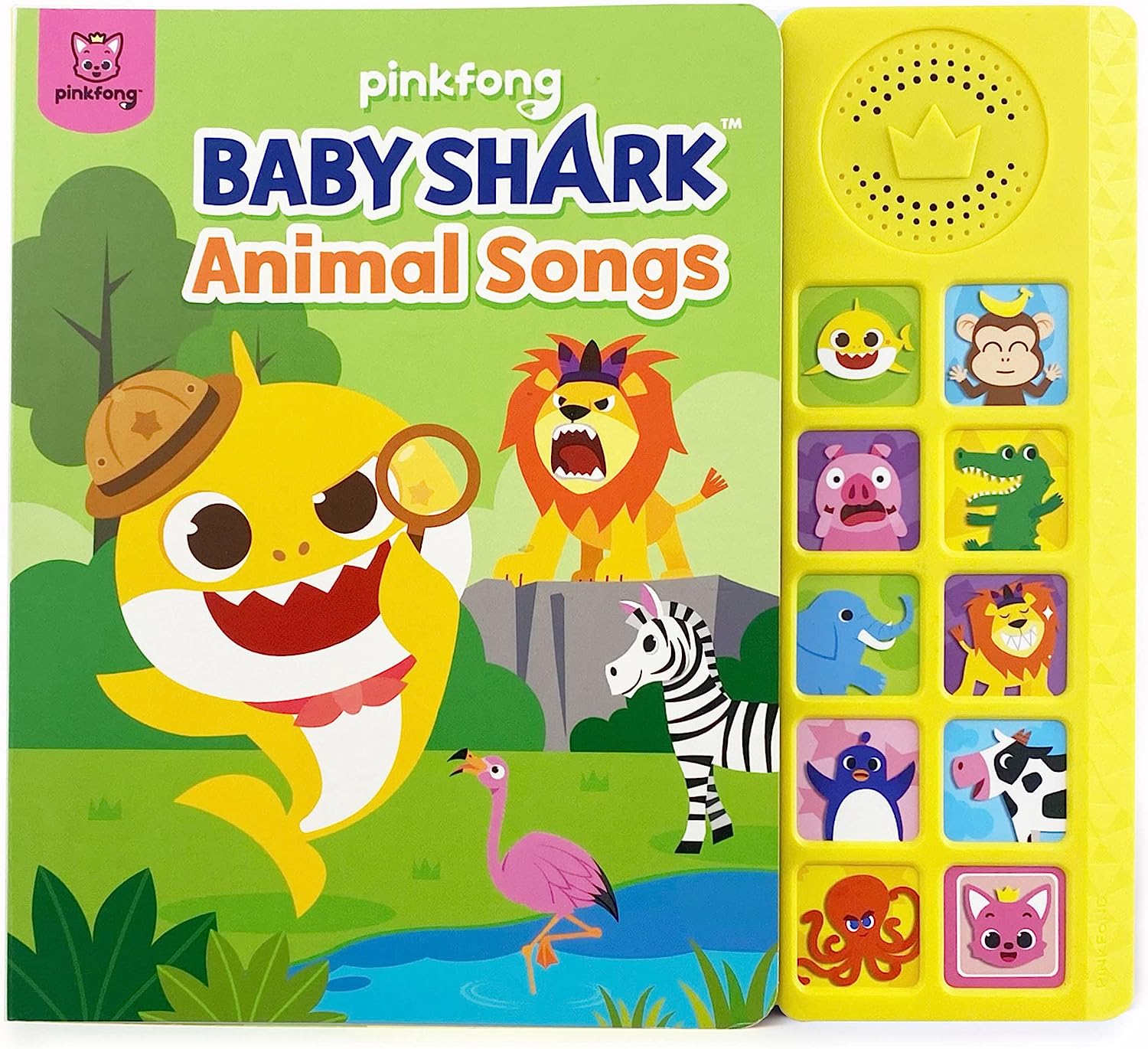Pinkfong Baby Shark Animal Songs 10 Button Sound Book