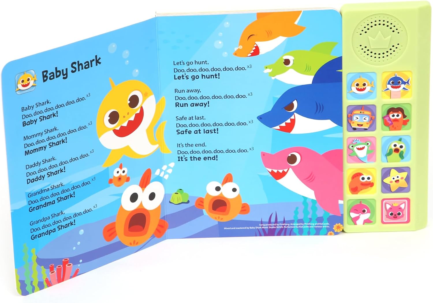 Pinkfong Baby Shark Sing-Alongs 10 Button Sound Book