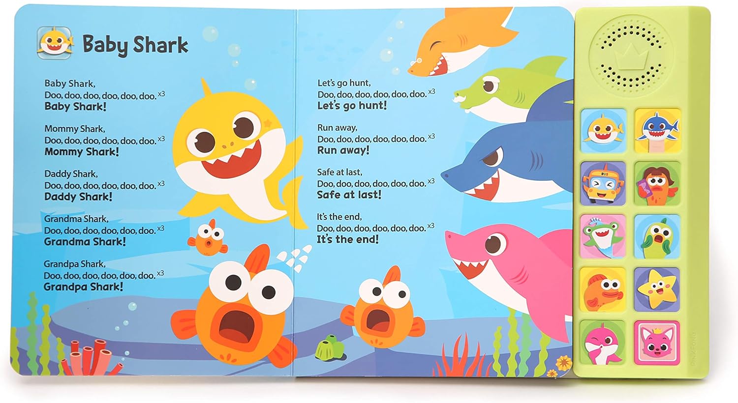 Pinkfong Baby Shark Sing-Alongs 10 Button Sound Book