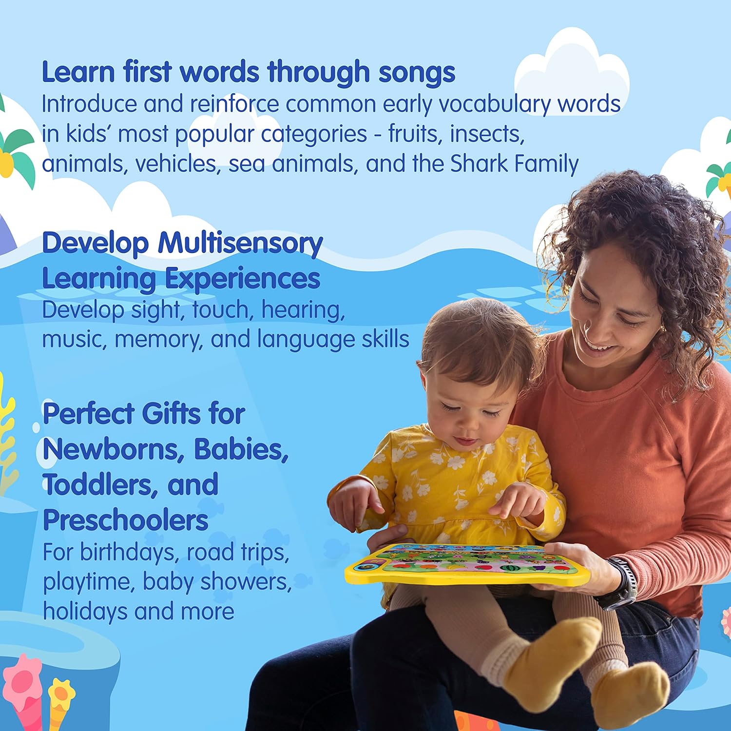 Pinkfong Baby Shark Sing & Learn Pad with Lyrics Booklet