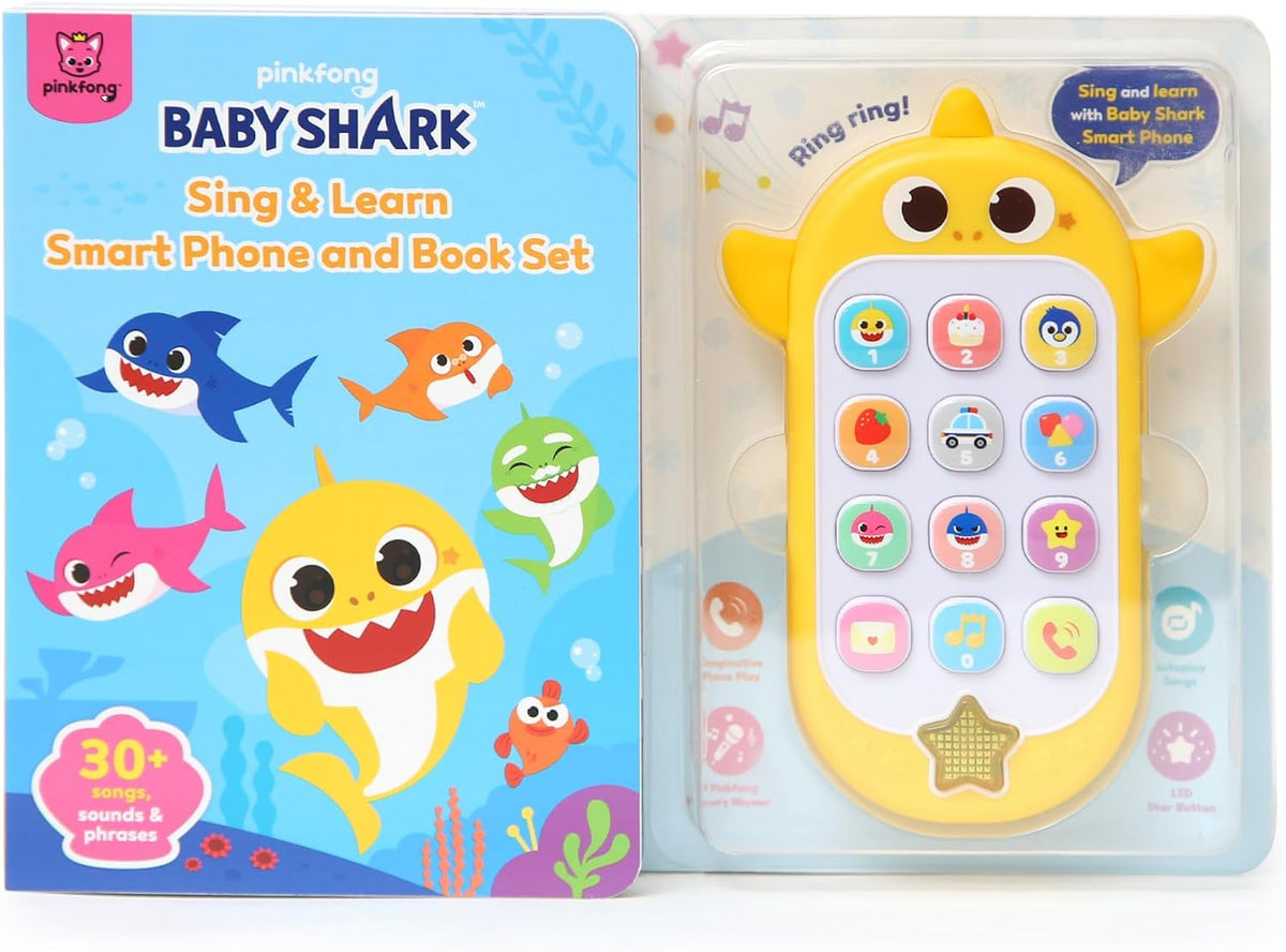 Pinkfong Baby Shark Sing & Learn Smart Phone and Book Set – Bebeang Baby