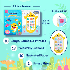 Pinkfong Baby Shark Sing & Learn Smart Phone and Book Set