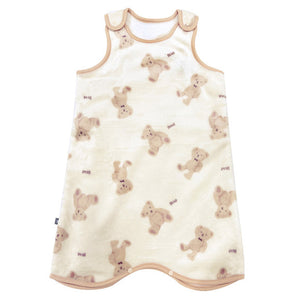 Kids Long Microfiber Sleeping Vest - Cozy Bear