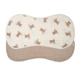 Ali and Oli Bamboo Muslin Burp Cloth 2-Pack (Teddy/Taupe)