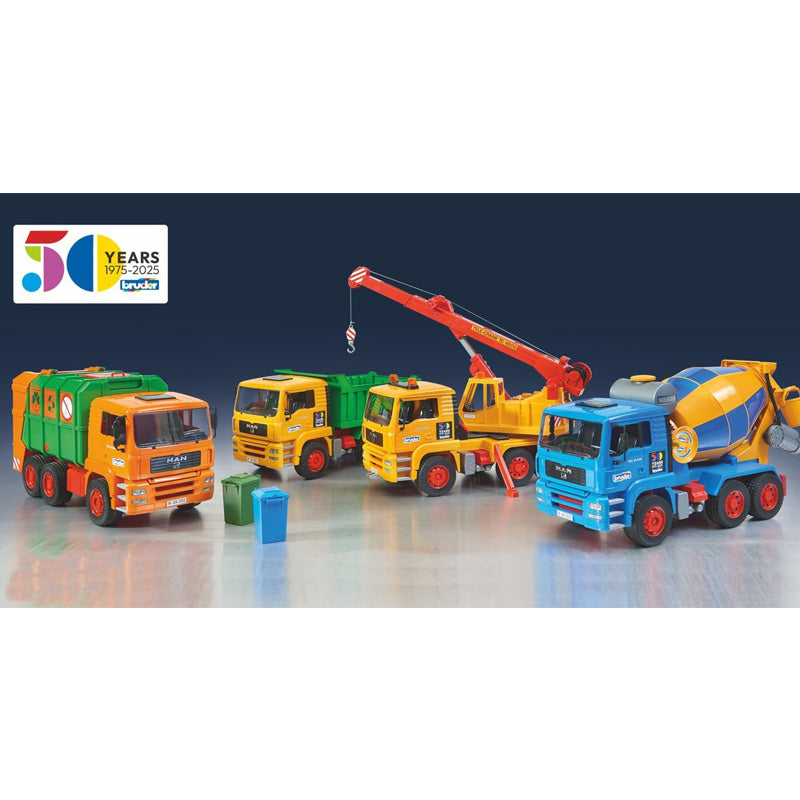 Bruder 01066 50th Anniversary Limited Edition Man TGA Tip Up Truck