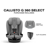 Cybex Callisto G Select 360° Rotating All-in-One Convertible Car Seat