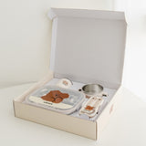 UBMOM Choco Mong Tableware Gift Set (Plate / Bowl / Cup / Spoon & Fork)