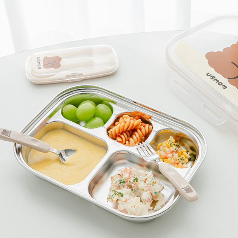 UBMOM Choco Mong Tableware Gift Set (Plate / Bowl / Cup / Spoon & Fork)