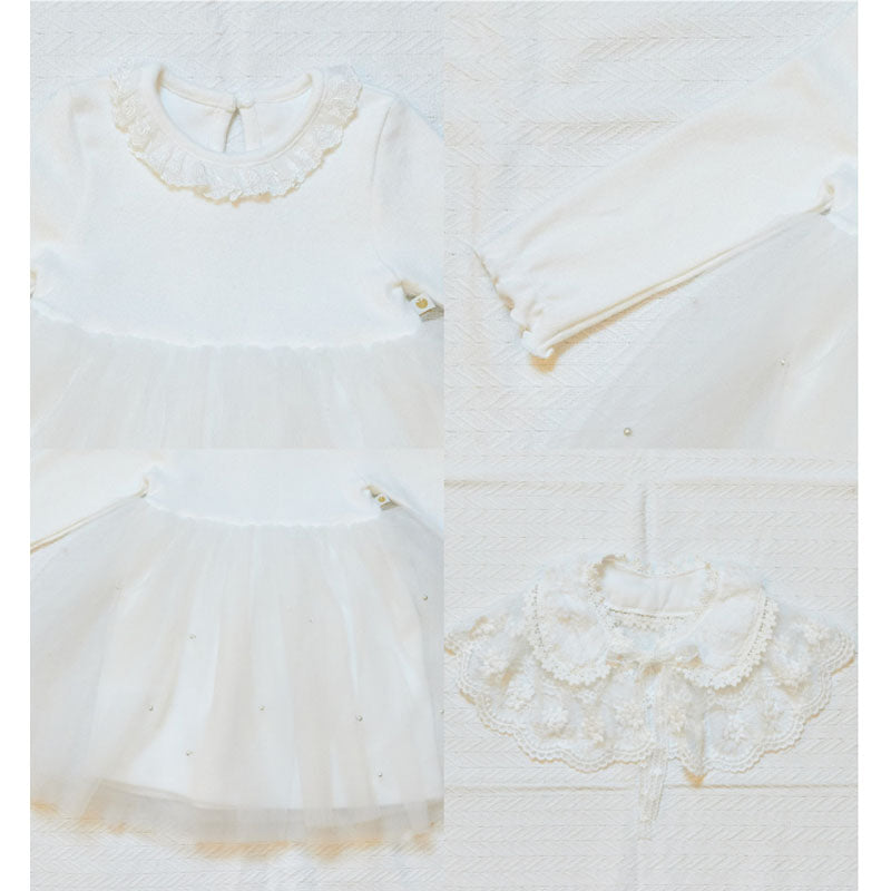 Korean Christie Dress + Cape Set