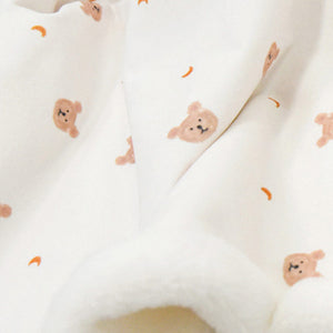 Bebenuvo Cloud Fur Snow Blanket-Crayon Bear